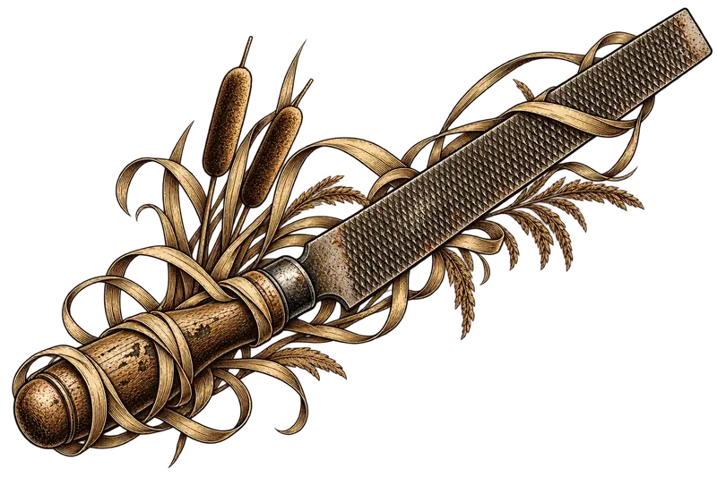 Illustration: a metal file