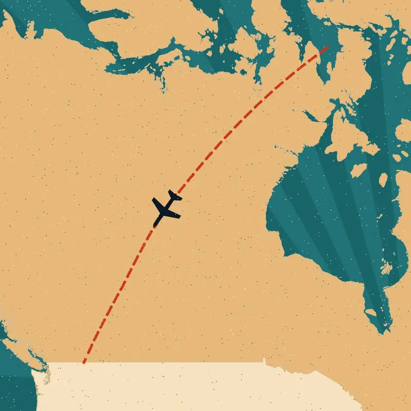 Route map: episode 6 of Istanbul to San Francisco
